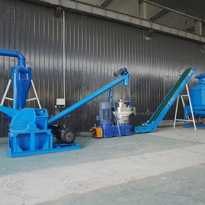 High Efficiency Fully Automatic Biomass Fuel Pellet Production Line Equipment