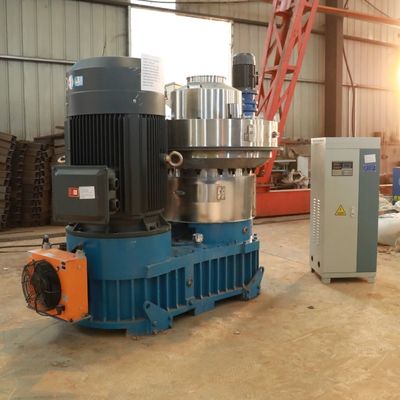 MIKIM Small Wood Pellets Machine Flat Die 15mm 20mm With Bags Dust Filter