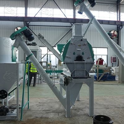 Pet Food Rice Husk Pellet Processing Equipment for Small Feed Cotton Stalks Grass