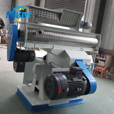80C 70C Fish Feed Processing Machine Animal Feed Pellet Production Line 125mm Dia