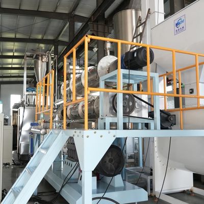 76.5ft 62KW Dog Food Production Line Extruder Twin Screw