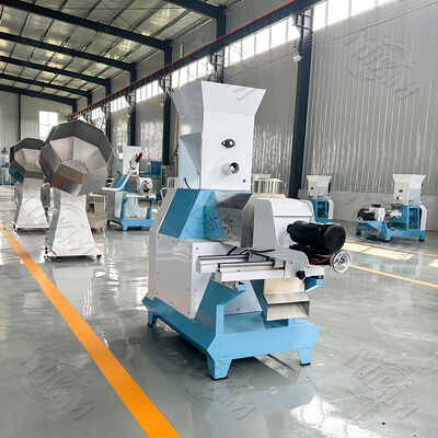 Single-Screw Floating Fish Feed Pellet Maker Machine Dry Type Pet Dog Cat Food Pellet Making Machine for Animal Poultry Livestock Feeding