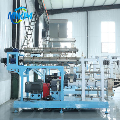 Commercial Floating Fish Feed Manufacturing Plant Aquaculture Feed Extruder Machine Floating Fish Feed Pellet Making Machine Pet Food Processing Machines