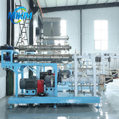 Commercial Floating Fish Feed Manufacturing Plant Aquaculture Feed Extruder Machine Floating Fish Feed Pellet Making Machine Pet Food Processing Machines