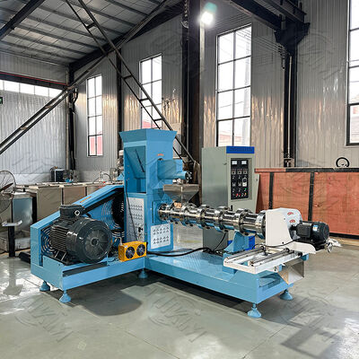 300-400kg/hour Automatic Dry Type Fish Feed Extruder Dog Food Extruder Floating Fish Feed Pellet Machine for sale