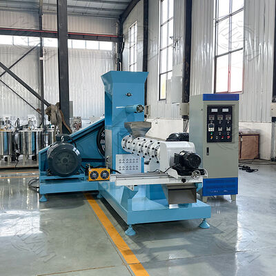 300-400kg/hour Automatic Dry Type Fish Feed Extruder Dog Food Extruder Floating Fish Feed Pellet Machine for sale