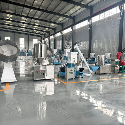 200-800 kg/h Small Floating Fish Feed Extruder Production Line | Fish Food Extruder Machine | Low Price Fish Feed Pellet Production Line