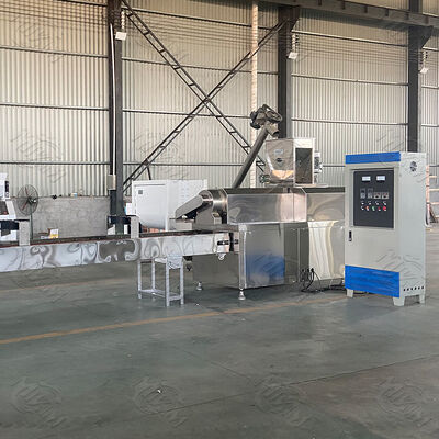 Twin Screw Extruder with 100-1000kg/h Capacity for Pet Feed Production Line in Stainless Steel Food Grade and Fully Automatic Control System