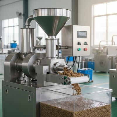 Automatic Stainless Steel Fish Feed Pellet Machine with 100-2000 kg/h Capacity for Floating and Sinking Feed