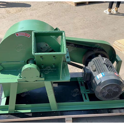 Multifunctional Wood Grinder Sawdust Machine with Diesel/Electric Motor & Gear High Capacity Waste Log Crusher Crusher Chipper & Shredder Sawdust Hammer Mill