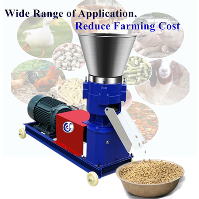 200 To 300kg/ H Small Poultry Feed Making Machines 7.5kw Feed Processing Machines