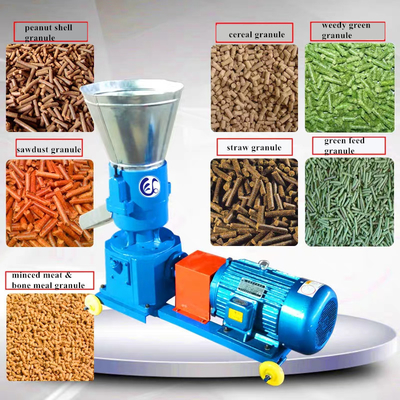 200 To 300kg/ H Small Poultry Feed Making Machines 7.5kw Feed Processing Machines