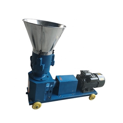 Blue Small Animal Poultry Feed Pellet Machine Granulator 30kw 1200kg/ H