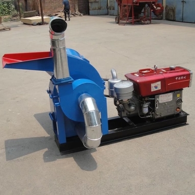 Diesel Engine 5.5Kw Hammer Mill Machine Farm Corn Grinder 400kg/ H 12hp