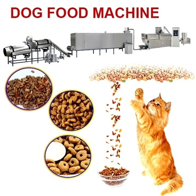 0.6mm 34KW Cat Dog Food Production Line 12.5*0.6*0.8m High Speed