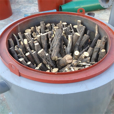 Horizontal Carbonization Charcoal Making Furnace Palm Kernel 250kg/ Batch OEM