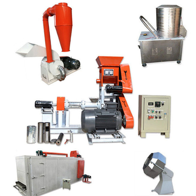 DGP60 DGP40 Pet Feed Production Line DGP60 Fish Feed Pellet Extruder 1ton/ H