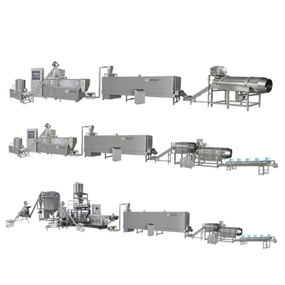 Full Automatic 150KW Cat Pet Feed Production Line 25*2.5*3.5m Stainless Steel