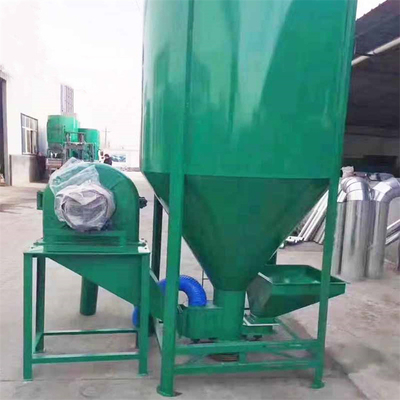 4kw Maize Grinding Hammer Mill Machine 90mm 500kg/ H Feed Mixer