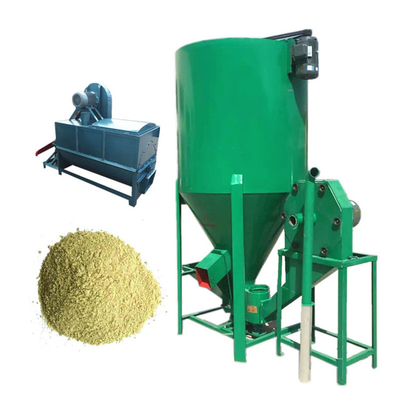 Vertical Agricultural Hammer Mill Machine with 4pcs Blades 800 To 6000kg/ H