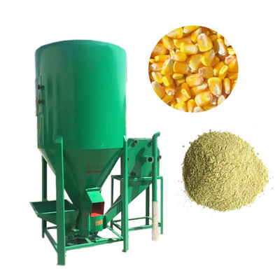 Vertical Agricultural Hammer Mill Machine with 4pcs Blades 800 To 6000kg/ H