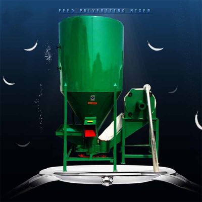 Vertical Agricultural Hammer Mill Machine with 4pcs Blades 800 To 6000kg/ H