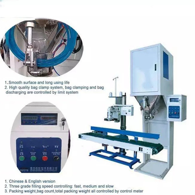 2.8m Pellet Packing Machine 0.5Nm3 25 Kg Bag Weighing Machine 3 Phase