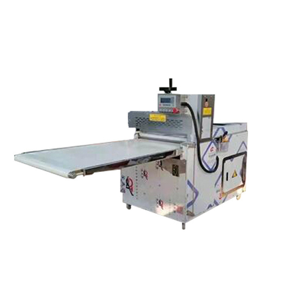 Multifunction Automatic Frozen Meat Slicing Machine PLC 380V Beef Chopping