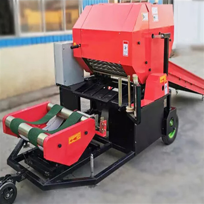 Automatic Silage Bale Wrapper Grass Bundling Machine 15kw Motor ODM