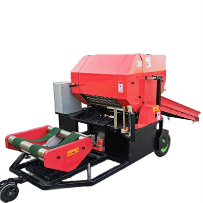 Mini Automatic Silage Bag Packing Machine Wheat Straw 2100KG