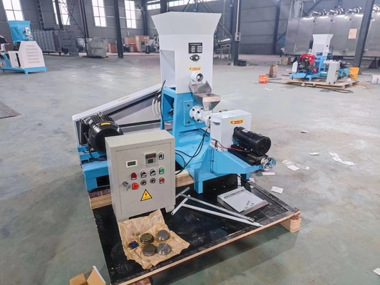 150 To 120kg/HFish Feed Pellet Machine Pneumatic Animal Feed Extruder