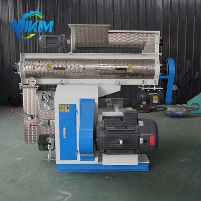 Electric 3kw-30kw Chicken Cattle Poultry Feed Pellet Machine customized Voltage