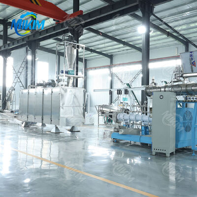 Quality 1-2T/H Large Capacity Floating/Sinking Wet-type single screw fish feed pellet extruder Production Line p Shrimp Pet Food Motor PLC Pump Gear factory