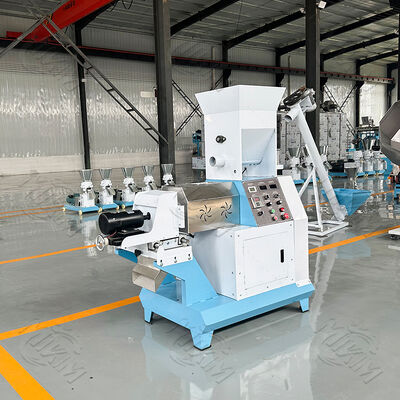 Single-Screw Floating Fish Feed Pellet Maker Machine Dry Type Pet Dog Cat Food Pellet Making Machine for Animal Poultry Livestock Feeding