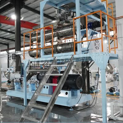 Quality 1.2-1.5 T/H Twin-Screw Floating Fish Feed Extruder factory
