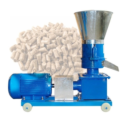 4kw Sawdust Wood Pellets Machine Alloy Metal 120kg/ H Straw Pellet Making Machine